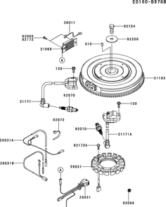 Fxt00v-Ds19 Electric Equipment Diagram and Parts List for FXT00V-DS19  Cub Cadet Lawn Tractor